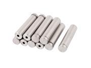 Unique Bargains 10pcs 16mm Dia 70mm Long Stainless Steel Glass Standoff Advertising Screw Nails