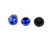 Unique Bargains Pair Black Blue Fork Cup Front Wheel Drop Resistance Cups for Motorcycle