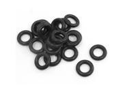 Unique Bargains 20PCS Black Rubber Oil Seal O Shaped Rings Sealing Gasket Washers 13x3.1mm