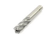 Unique Bargains 10mm x 10mm x 71mm 4 Flutes Metal Straight Shank End Mill Cutter