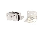 Unique Bargains Shelf Door 90 Degree Corner Braces Angle Brackets Fasteners 28x28mm 4pcs