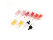 Unique Bargains Aquarium Fish Tank Plastic One Way Non return Check Valves Multi color 10PCS