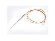 Unique Bargains 60mm Length 1.6mm Dia Stainless Steel Probe Thermocouple 105cm Long