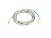 Unique Bargains 5M 16Ft Metal Braid Shield K Type 0 400C 6mm Thread Thermocouple Sensor