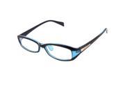 Blue Black Full Frame MC Lens Plain Plano Glasses Spectacles for Woman