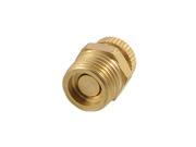 Unique Bargains Male Threaded Brass Tone Metal Security Slow Down Valve for Air Compressor