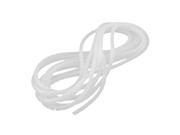 Unique Bargains 6.3M 20.6Ft Tube Computer Manage Cord Cable Wire Spiral Wrap White 10mm Dia