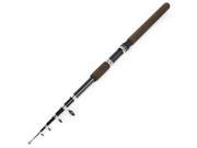 Unique Bargains Brown Carbon Fiber 8.9Ft 6 Sections Telescoping Fishing Rods Pole for Traveling