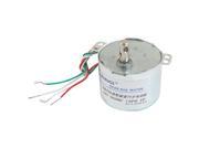 AC 220V 5RPM 50mm Synchronous Electric Gear Box Motor w Capacitor