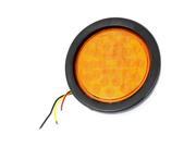 Unique Bargains Black Shell 28 Yellow LED Lamp Side Pre wired Turn Tail Light