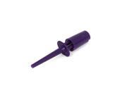 Lead Wire Kit Test Hook Clip Grabbers Testing Probe SMD Purple for Multimeter