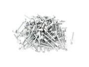 100Pcs 4.8mm 3 16 Aluminium Large Flange Open End Dome Blind Rivet