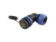 SD28 28mm 5 Pin Waterproof Elbow Aviation Cable Connector Plug Socket