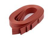 Unique Bargains 5pcs 12mm Dia 1M Polyolefin 2 1 Heat Shrink Tubing Wire Wrap Cable Sleeve Red