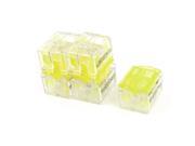 5pcs I Clamp Quick Cable Wire Connector 1.0 1.5mm2 1.5 2.5mm2 Yellow Clear