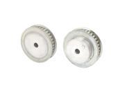 Unique Bargains 2 Pieces Stainless Steel 8mm Bore 6mm Pitch 35T Timing Pulley for 11mm Wide Belt
