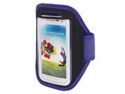 Outdoor Jogging Running Sports Armband Case Cover Purple for S3 S4 i9300 i9500