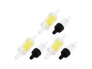 Unique Bargains 6 Pcs Plastic Non return Fish Aquarium Check Valve Air Pump Clear Black Yellow