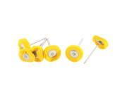 25mm Yellow Cloth Rotary Tool Jewelry Buffing Cleaning Mop Polishing Wheels 6pcs
