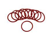 10 Pcs Soft Rubber O Rings Seal Washers Replacement Red 41mm x 3mm