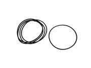 Unique Bargains Black Silicone O ring Oil Sealing Washer Grommet 110mm x 3.5mm 10Pcs