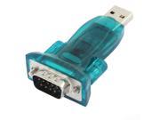 Unique Bargains RS232 Serial Interface DB9 to USB 2.0 Cable Connector Adapter
