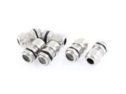 6 Pcs Metal PG7 Waterproof Cable Glands Connector for 3 6.5mm Cables