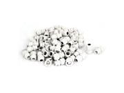 100 Pcs White PG9 3.5 8mm M16 Thread OD Waterproof Cable Glands Joints Fastener