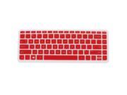 Red Silicone Computer Keyboard Skin Protective Film for HP030