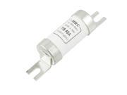 AC 550V 40A 80KA White Ceramic Bolt Connected Fast Blow Fuse Link