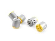 Unique Bargains 5Pcs 3 6V 6500RPM High Speed Cylindrical Micro Motor for RC Model Toy