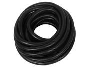 17mm x 21.5mm Dia Flexible Insulated Corrugated Conduit Tube Hose Pipe Black 12M