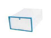 Unique Bargains Plastic PP DIY Foldable Storage Drawer Container Case Shoe Box Holder Pink