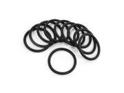 Unique Bargains 35mm x 3.1mm Sealing Oil Filter PU O Rings Washers Gaskets 10Pcs