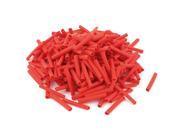 Unique Bargains 270pcs 3mm Dia 30mm Long Polyolefin Heat Shrink Tubing Wire Wrap Sleeve Red