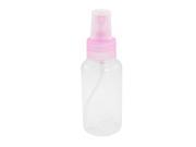 Unique Bargains Traveling 50ML Cosmetic Skin Water Spray Bottle Pink Clear for Woman