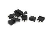 AC 250V 15A Dual Terminal SPST On Off Panel Mounted Rocker Switch 10PCS