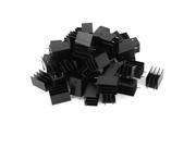 50PCS 25x17x16mm IC Aluminum Heat Sink With Needle for Mosfet Transistors