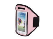 Outdoor Jogging Running Sports Armband Case Cover Pink for S3 S4 i9300 i9500