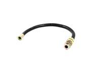 Unique Bargains 30mm Threaded Flexible Rubber Gas Hose 14mm Dia 72cm for Water Heater