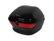 Black Hard Plastic Luggage Storage Case Motorcycle Tail Box 39 x 36 x 28cm