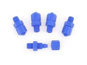Unique Bargains 5Pcs 1 8BSP Male Thread Air Pneumatic Quick Fitting Straight Connector 8mm OD