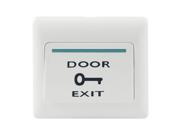 Unique Bargains White Square Exit Swith Panel AC 250V for Electric Door