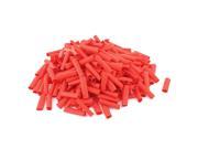 Unique Bargains 320pcs 6mm Dia 30mm Long Polyolefin Heat Shrink Tubing Wire Wrap Sleeve Red