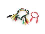 10pcs 50cm Double ended Crocodile Clips Cable Alligator Jumper Wire Test Leads