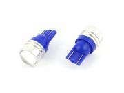 2 Pcs T10 1.5W Wedge COB LED Car Light Bulb Lamp Blue 161 906 921 2825 Internal