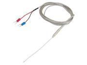 K Type 105mm x 1mm Temperature Controller Thermocouple Probe 2M