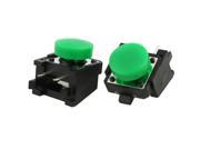 2x Right Angle Momentary Tactile Push Button Switch 12 x 12 x 8mm w Cap