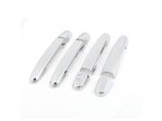 Unique Bargains 4 in 1 Chrome Plated ABS Automobile Door Handle Covers for Vios 2014