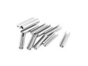 10 Pcs M3 x 12mm 304 Stainless Steel Open Split Spring Dowel Tension Roll Pin